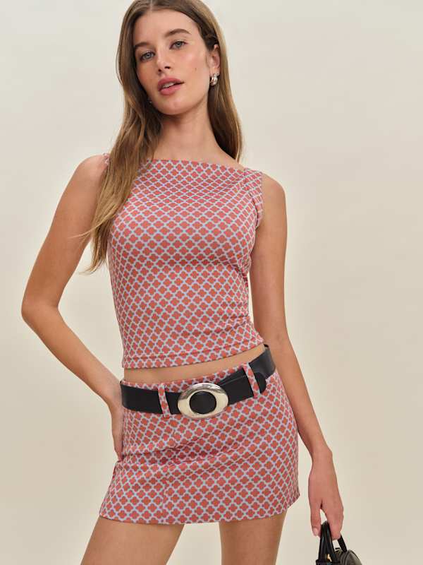 Sara Knit Skirt - Tile